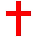 Christian cross red