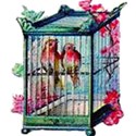 birds in a cage