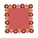 bulb frame red,white