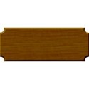 Name plate wood