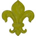 Fleur de lis yellow tint 1