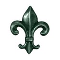 Fleur de lys green tone