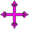 Flory cross pink