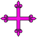 Flory cross pink