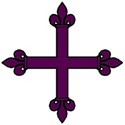 Flory cross purple