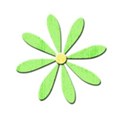 green flower