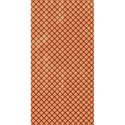 half sheet tangerine and brown criss cross