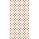 half sheet tangerine polka dot