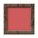 square frame brown