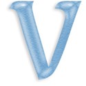 V blue