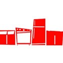 red kitchen