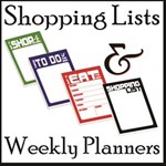 Shopping Lists & Weekly Planners - FREE
