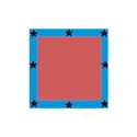 blue star frame