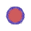 purple circle vine frame