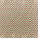 green and tangerine chevron