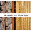 Wood & Stone Background