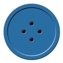 flat blue button