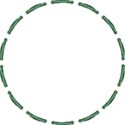 green slotted ribbon frame2