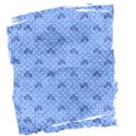 blue torn paper