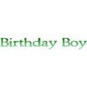 text birthday boy