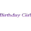 text birthday girl