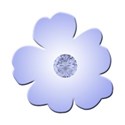 flower blue 3