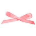 coral pink bow