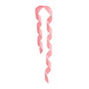 coral pink twirl ribbon