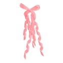 coral pink ribbons