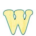 lowercase w