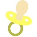 pacifier yellow