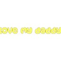 love daddy yellow