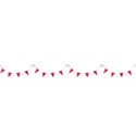 red bow bunting