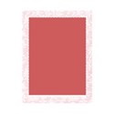 stripe floral frame white