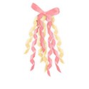 small pink and yellow ribbons