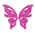 butterfly glitter