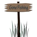 gone fishing sign