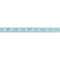 12 inch tulle flower border blue 1