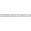 12 inch tulle flower border purple