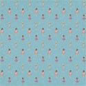 small ballerina paper blue