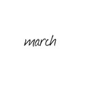 march