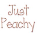 text just peachy
