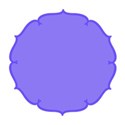 cutout periwinkle