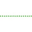 dotted frosting border green