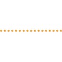 line of dots orange