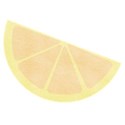 lemon wedge