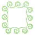 swirl frame green