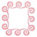 swirl frame pink