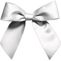 white bow