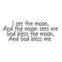 text i see the moon